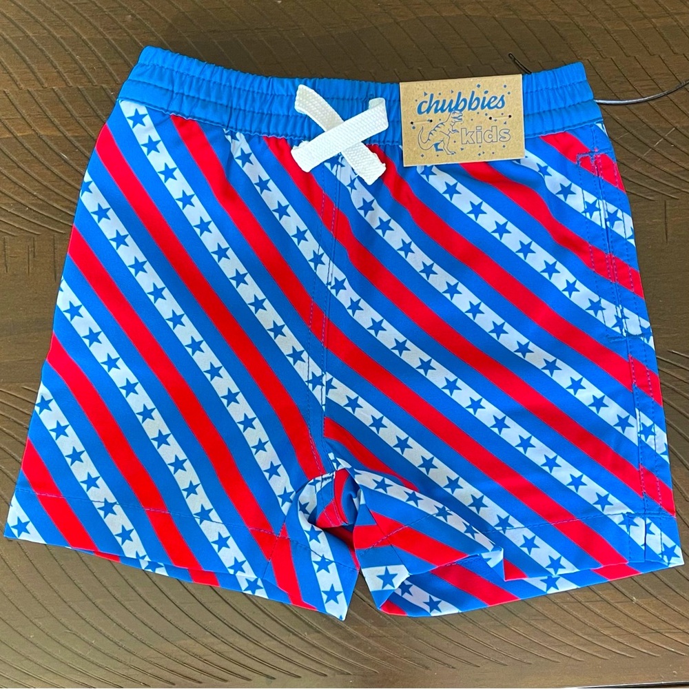 BRAND NEW!! Boys Chubbies Swim Trunks Size 18-24M